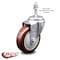 Service Caster 4 Inch Maroon Polyurethane Wheel Swivel 10mm Threaded Stem Caster SCC SCC-TS20S414-PPUB-MRN-M1015 - alternate 5